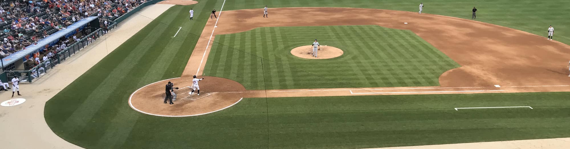 green baseball field Buffalo